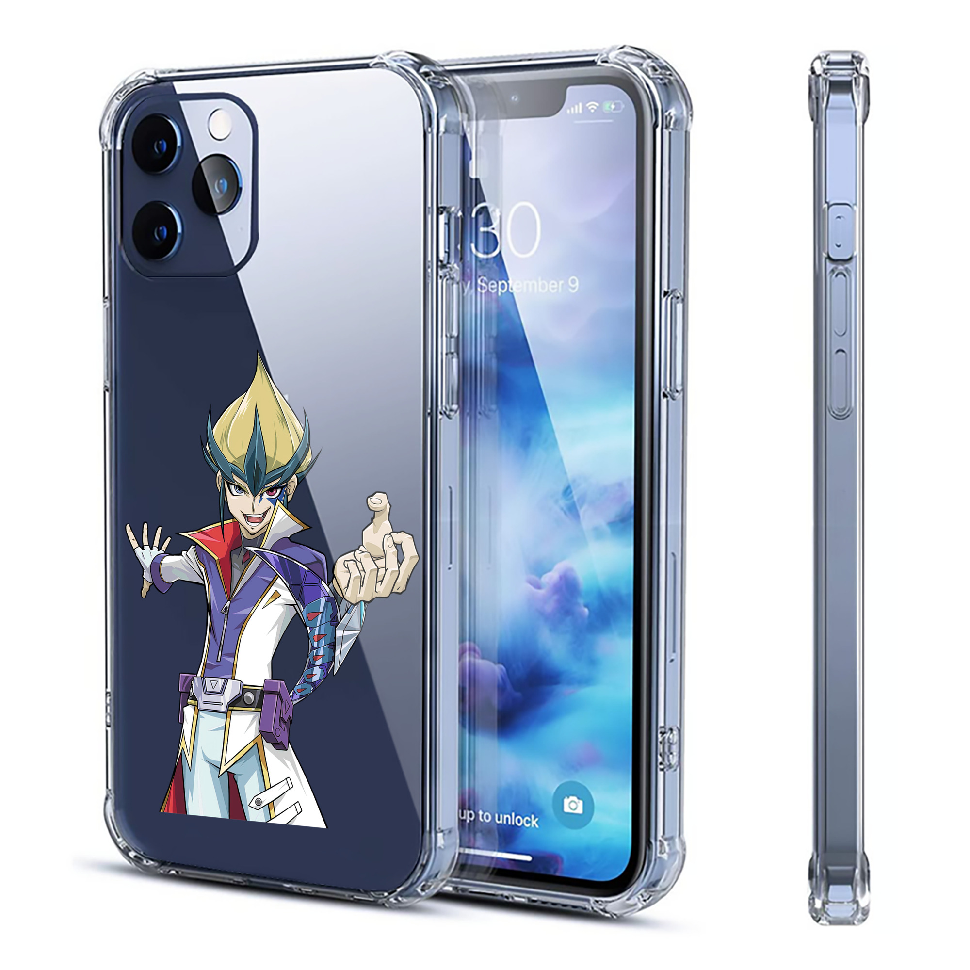 （画像用） 遊☆戯☆王 Yu-Gi-Oh! 【iPhone 12シリーズ対応】透明スマホケース（クリアソフトケース）
